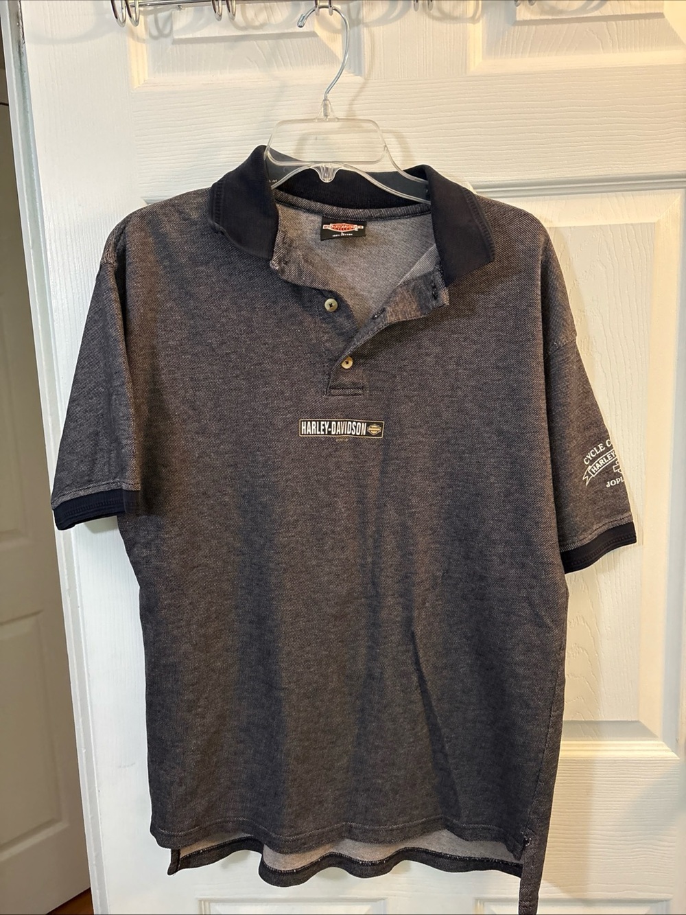Harley-Davidson Gray Polo with Black Trim